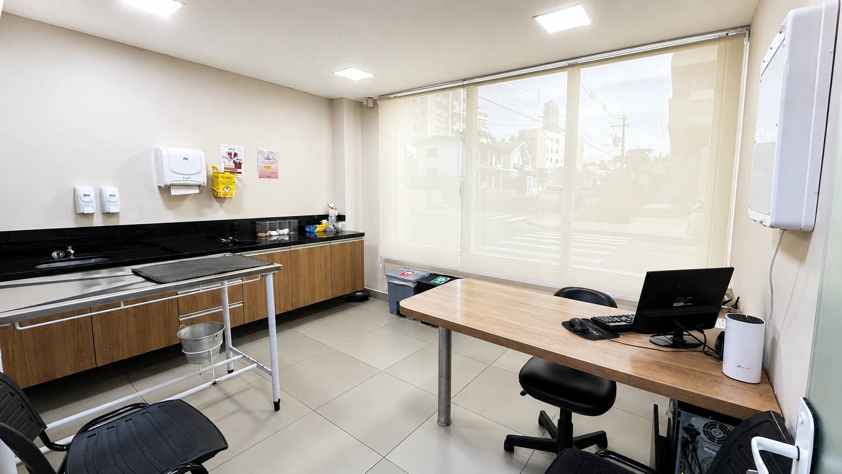 Área de internação da clínica IMVSA